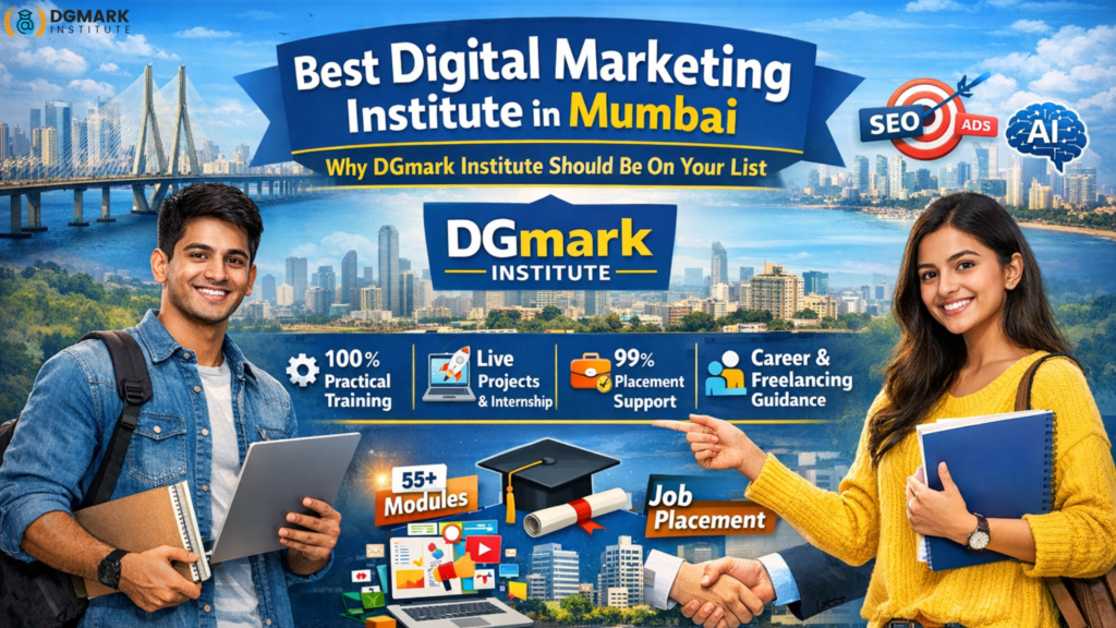 "DGmark Institute—Best Digital Marketing Institute in Mumbai."